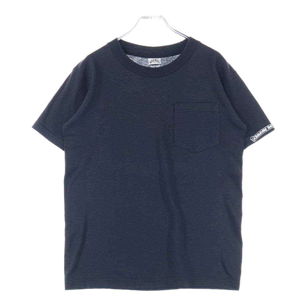 CHROME HEARTS(クロムハーツ) OLD GALF バックプリント クルーネック半袖Tシャツカットソー ブラック