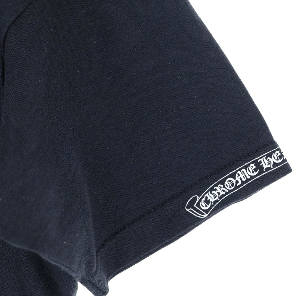 CHROME HEARTS(クロムハーツ) OLD GALF バックプリント クルーネック半袖Tシャツカットソー ブラック