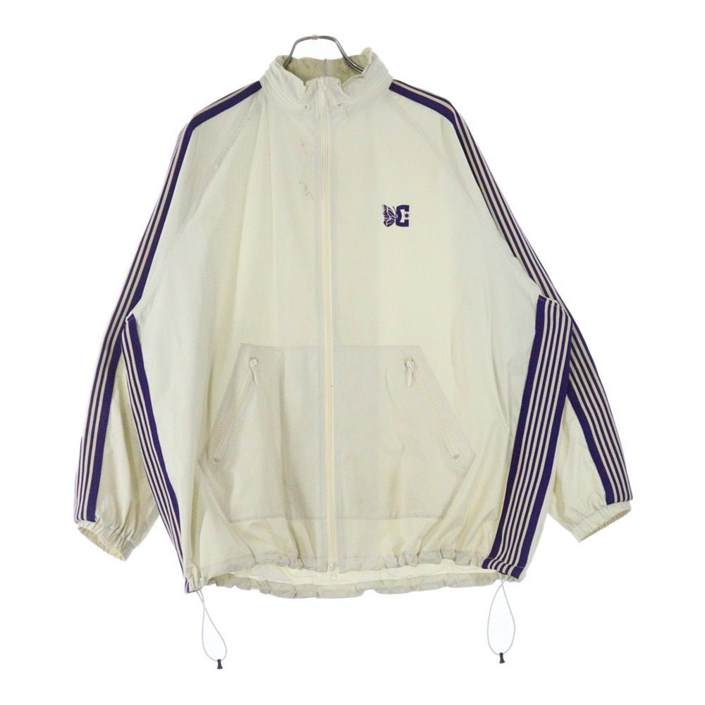 Needles(ニードルス) ×DC SHOES Jog Jacket MR605 ××ディーシーシューズ ジョグジャケット ジップアップナイロンジャケット ホワイト