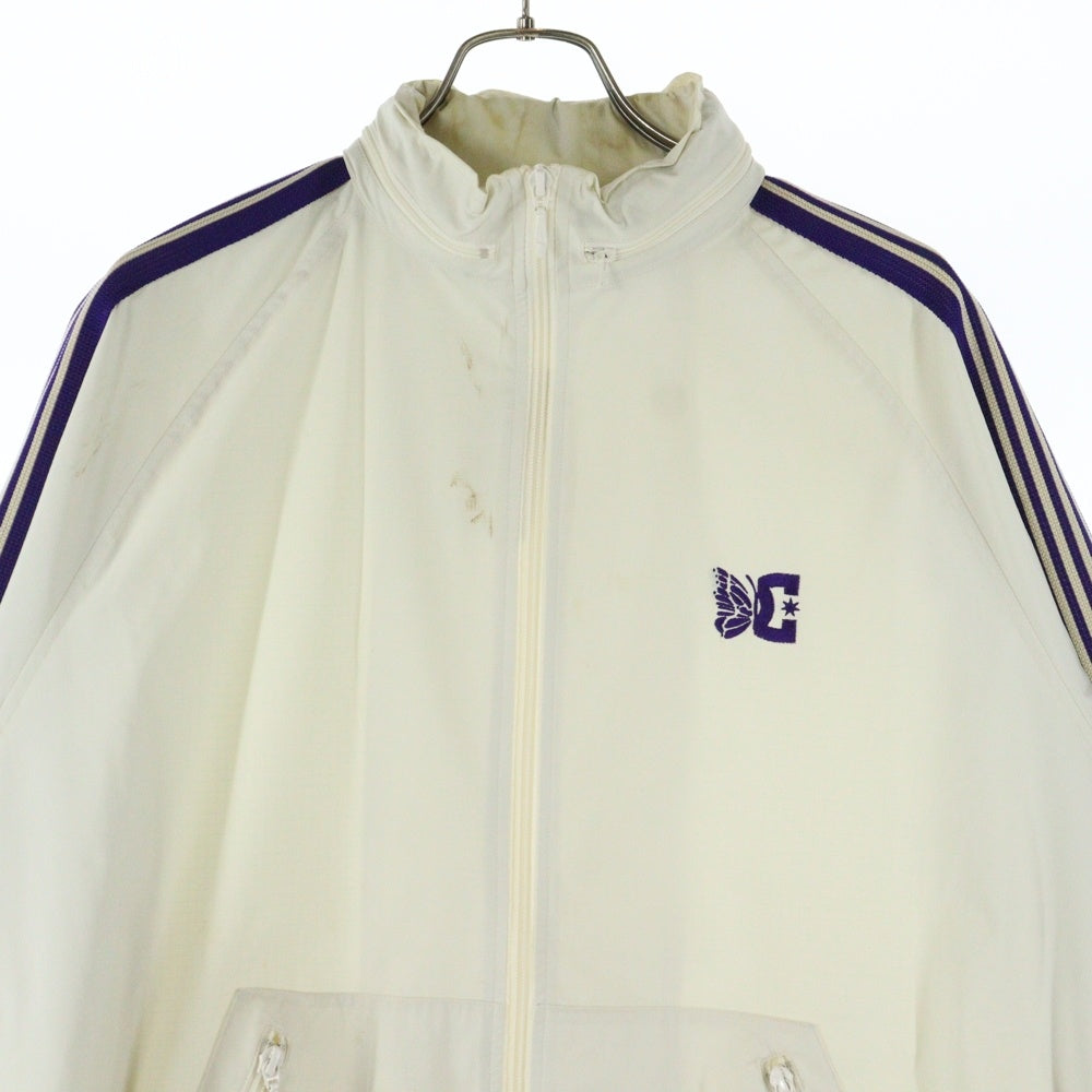 Needles(ニードルス) ×DC SHOES Jog Jacket MR605 ××ディーシーシューズ ジョグジャケット ジップアップナイロンジャケット ホワイト