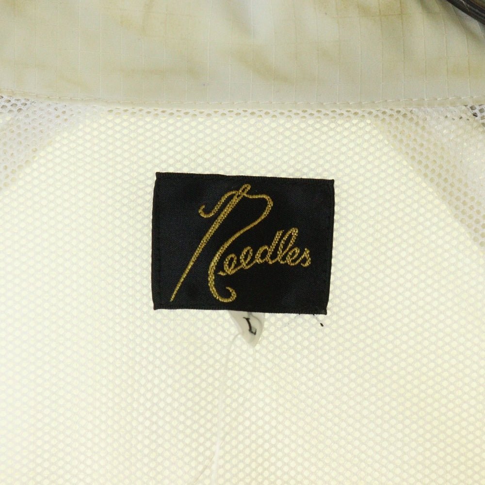 Needles(ニードルス) ×DC SHOES Jog Jacket MR605 ××ディーシーシューズ ジョグジャケット ジップアップナイロンジャケット ホワイト