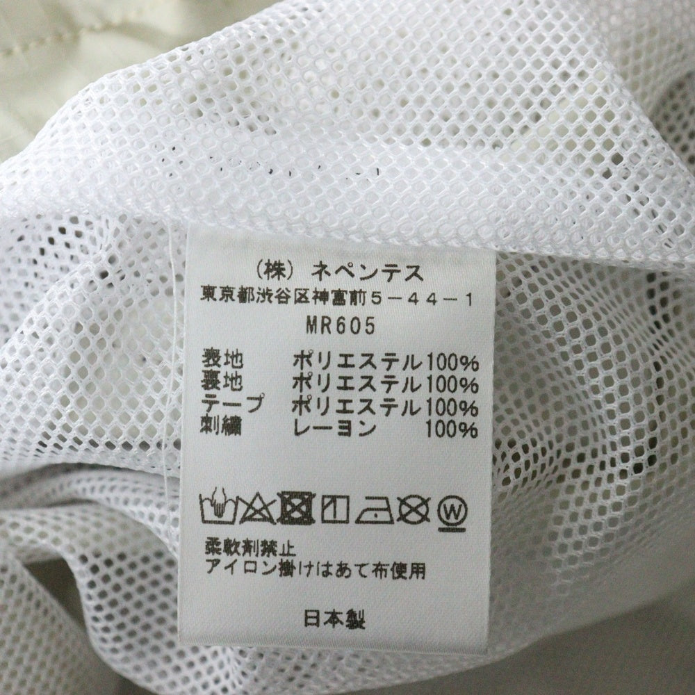 Needles(ニードルス) ×DC SHOES Jog Jacket MR605 ××ディーシーシューズ ジョグジャケット ジップアップナイロンジャケット ホワイト