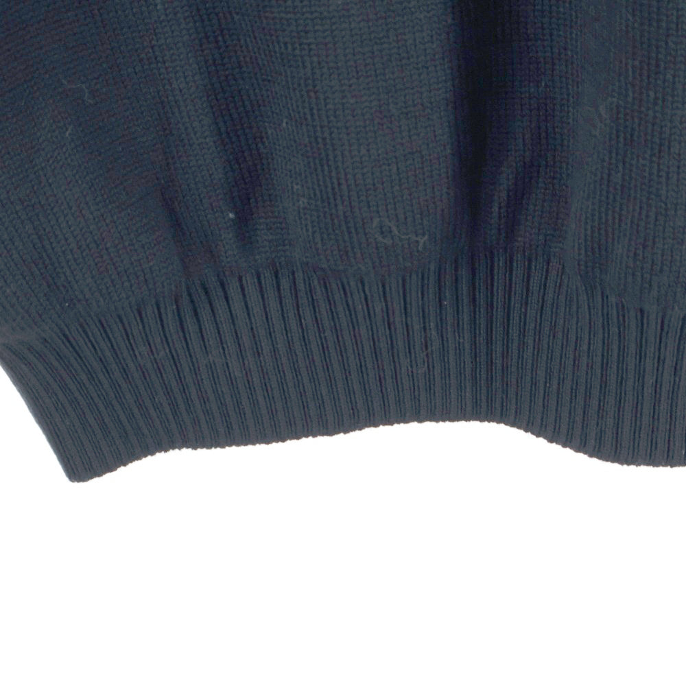VETEMENTS(ヴェトモン) 22SS Iconic Logo Knitted Jumper UE52KN360B ロゴプリントクルーネックニットセーター ブラック