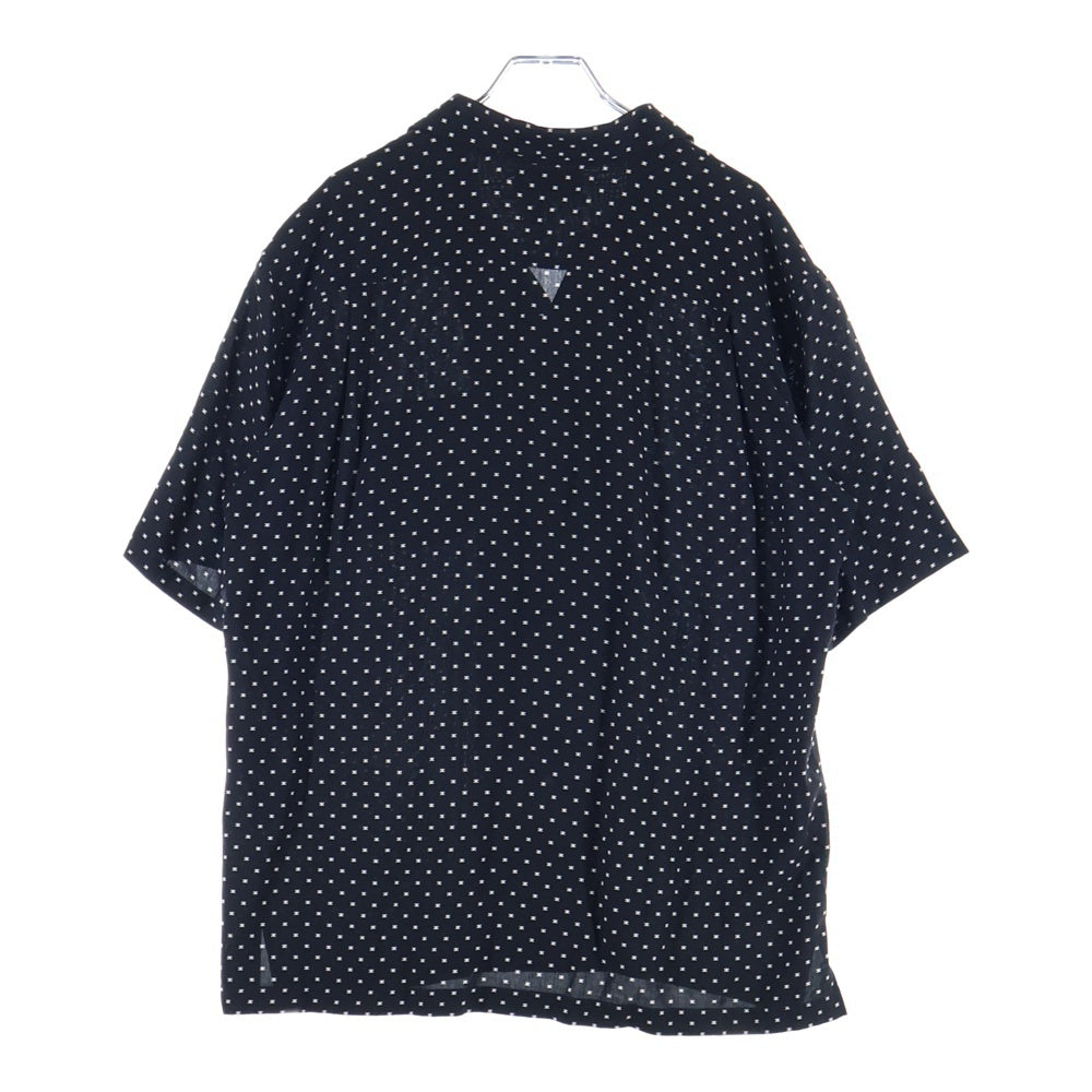 CELINE(セリーヌ) 24SS マイクロトリオンフプリント半袖シャツ オープンカラーシャツ 2C946313V.38CE ブラック