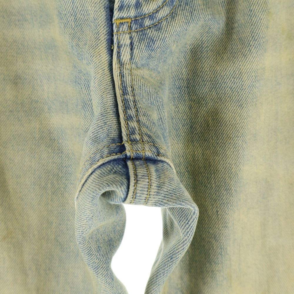 MM6 Maison Margiela(エムエムシックスメゾンマルジェラ) 22SS Dirty Wash Denim S30LA0179 S30561 ダーティ ウォッシュデニムパンツ インディゴ