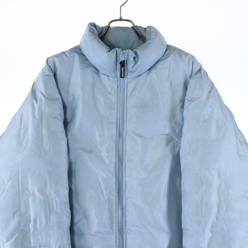 SUPREME(シュプリーム) 19SS Bonded Logo Puffy Jacket ボンデッドロゴ パフィーダウンジャケット ライトブルー