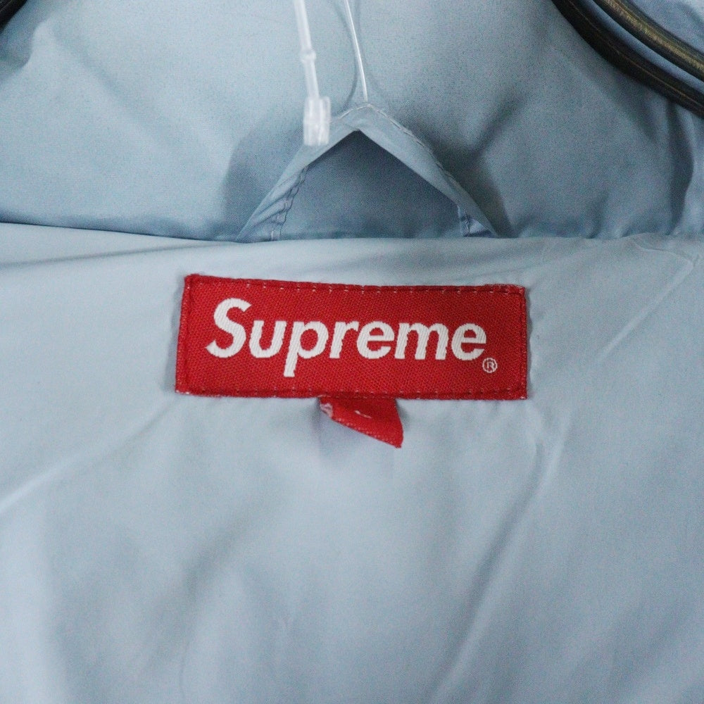 SUPREME(シュプリーム) 19SS Bonded Logo Puffy Jacket ボンデッドロゴ パフィーダウンジャケット ライトブルー