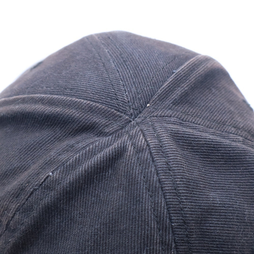 BALENCIAGA(バレンシアガ) 17AW ロゴ刺繍ベースボールキャップ 帽子 ブラック
