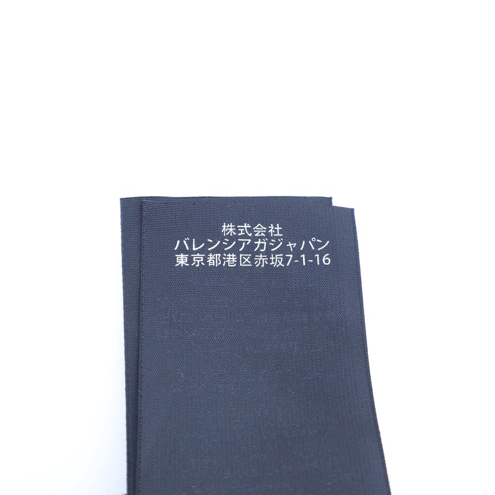 BALENCIAGA(バレンシアガ) 17AW ロゴ刺繍ベースボールキャップ 帽子 ブラック