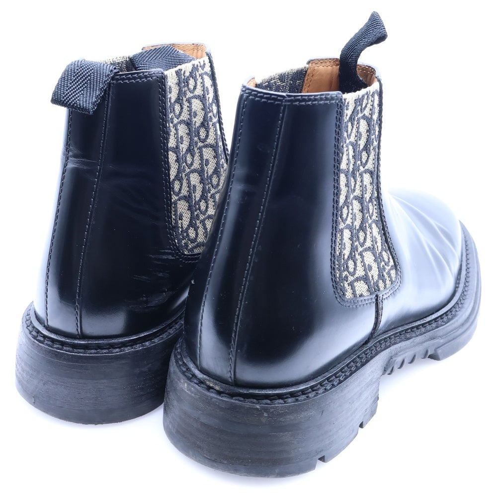 DIOR(ディオール) EXPL CHELSEA CALF BOOT 2SBS25SHOC サイドゴア オブリークレザーブーツ シューズ ブラック