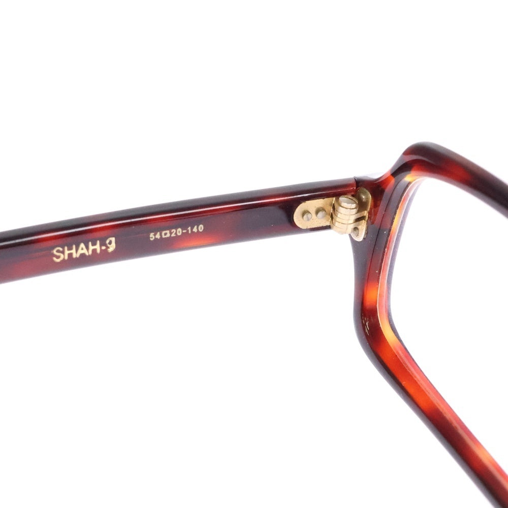 OLIVER GOLDSMITH(オリバーゴールドスミス) SHAH-g Eyewear スクエア アイウェア 眼鏡 度入り ブラウン 54□20‐140