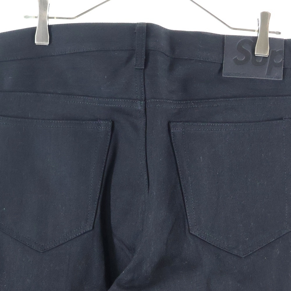 SUPREME(シュプリーム) 25AW Rigid Loose Fit Selvedge Jean リジット ルーズ フィット デニムパンツ ジーンズ パッチ ブラック