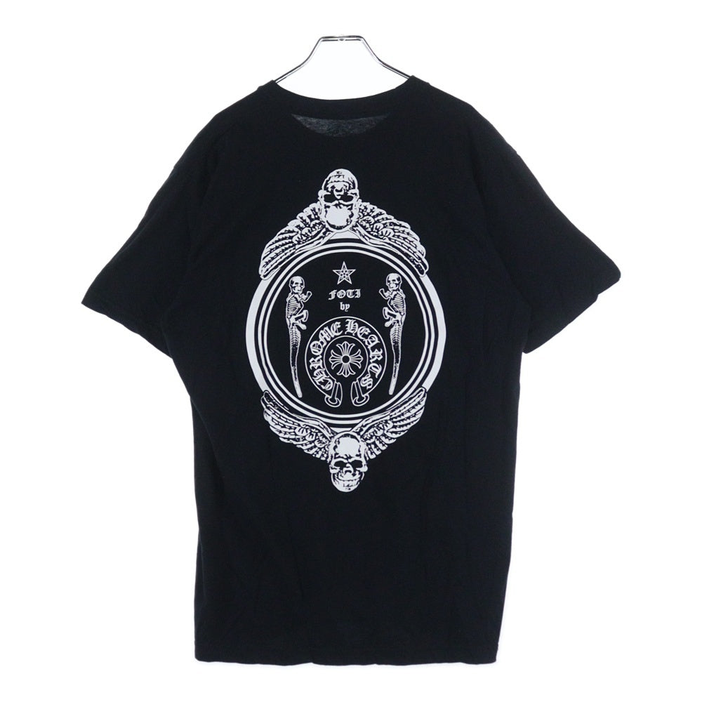 CHROME HEARTS(クロムハーツ) FOTI MAHALIA HORSESHOE T-SHIRT フォティ マハリア ホースシュー クルーネック半袖Tシャツカットソー ブラック