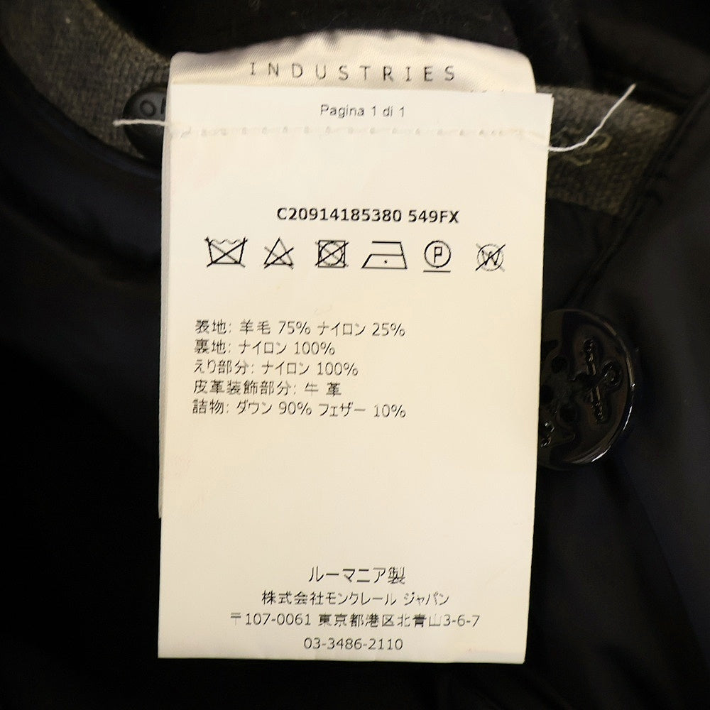 MONCLER(モンクレール) BRUAT GIUBBOTTO C20914185380 549FX ブルート ダブルブレスト ダウンコート ネイビー