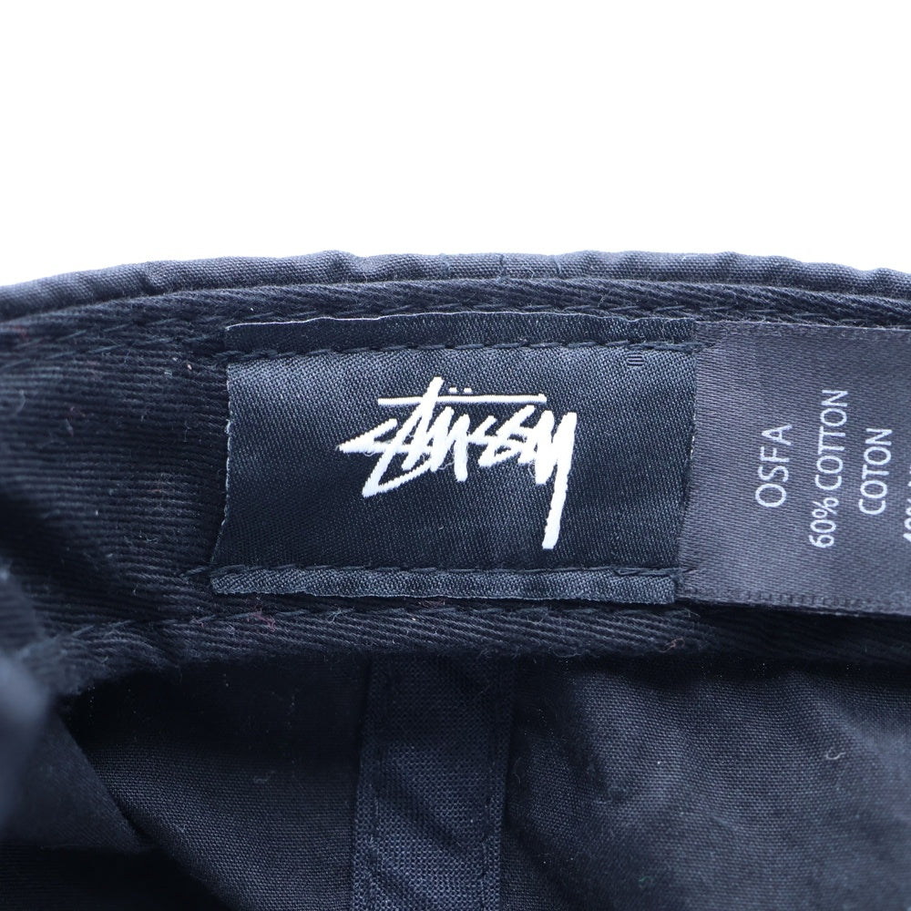STUSSY(ステューシー) Logo Cap 131788 ロゴ キャップ 帽子 ブラック