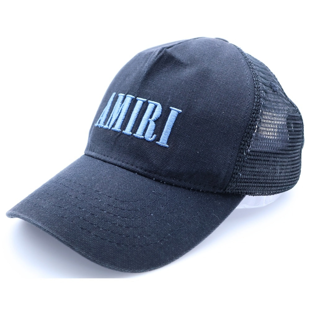 AMIRI(アミリ) CORE LOGO TRUCKER CAP ロゴ刺繍トラッカーキャップ 帽子 ブラック