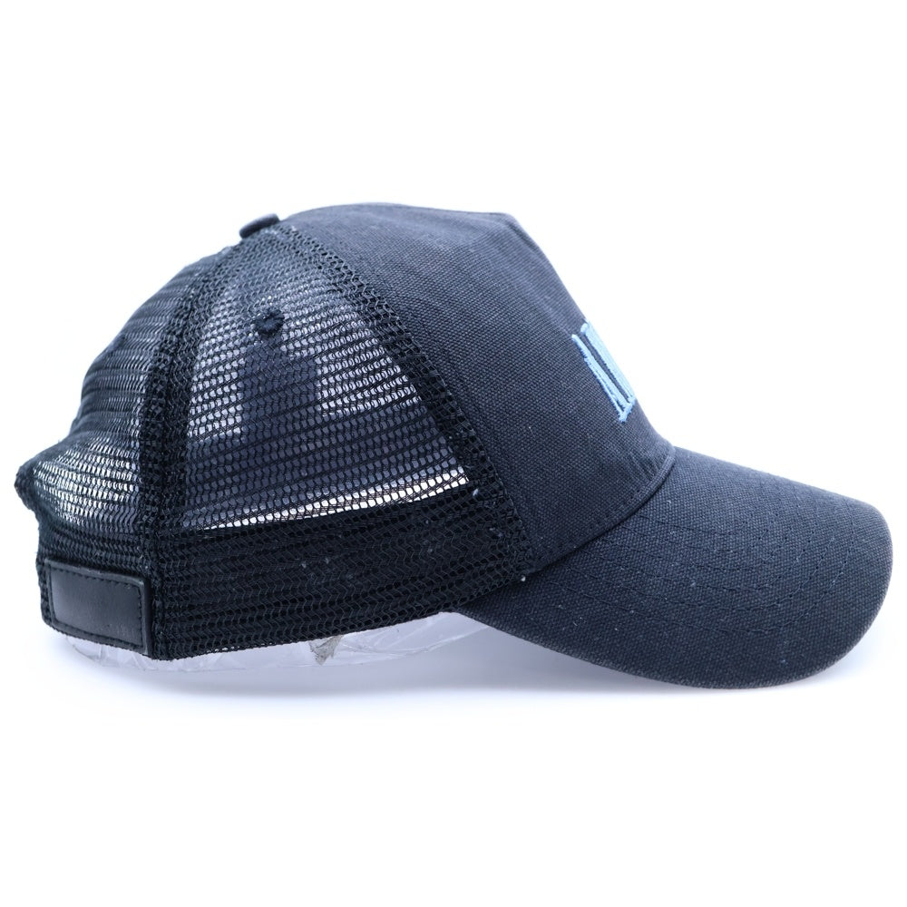 AMIRI(アミリ) CORE LOGO TRUCKER CAP ロゴ刺繍トラッカーキャップ 帽子 ブラック