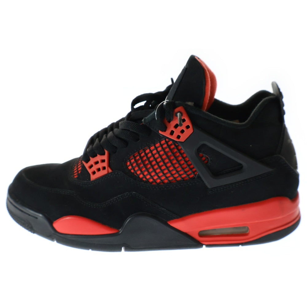 NIKE(ナイキ) AIR JORDAN 4 RETRO RED THUNDER CRIMSON CT8527-016 エアジョーダン4 レトロ レッド サンダー クリムゾン ハイカットスニーカー ブラック/レッド US8.5/26.5cm