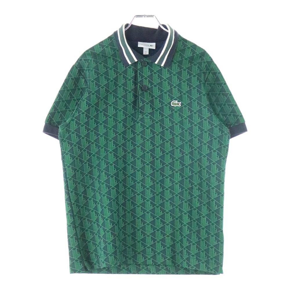 LACOSTE(ラコステ) モノグラムジャカードポロシャツ 半袖ポロシャツ DH1417