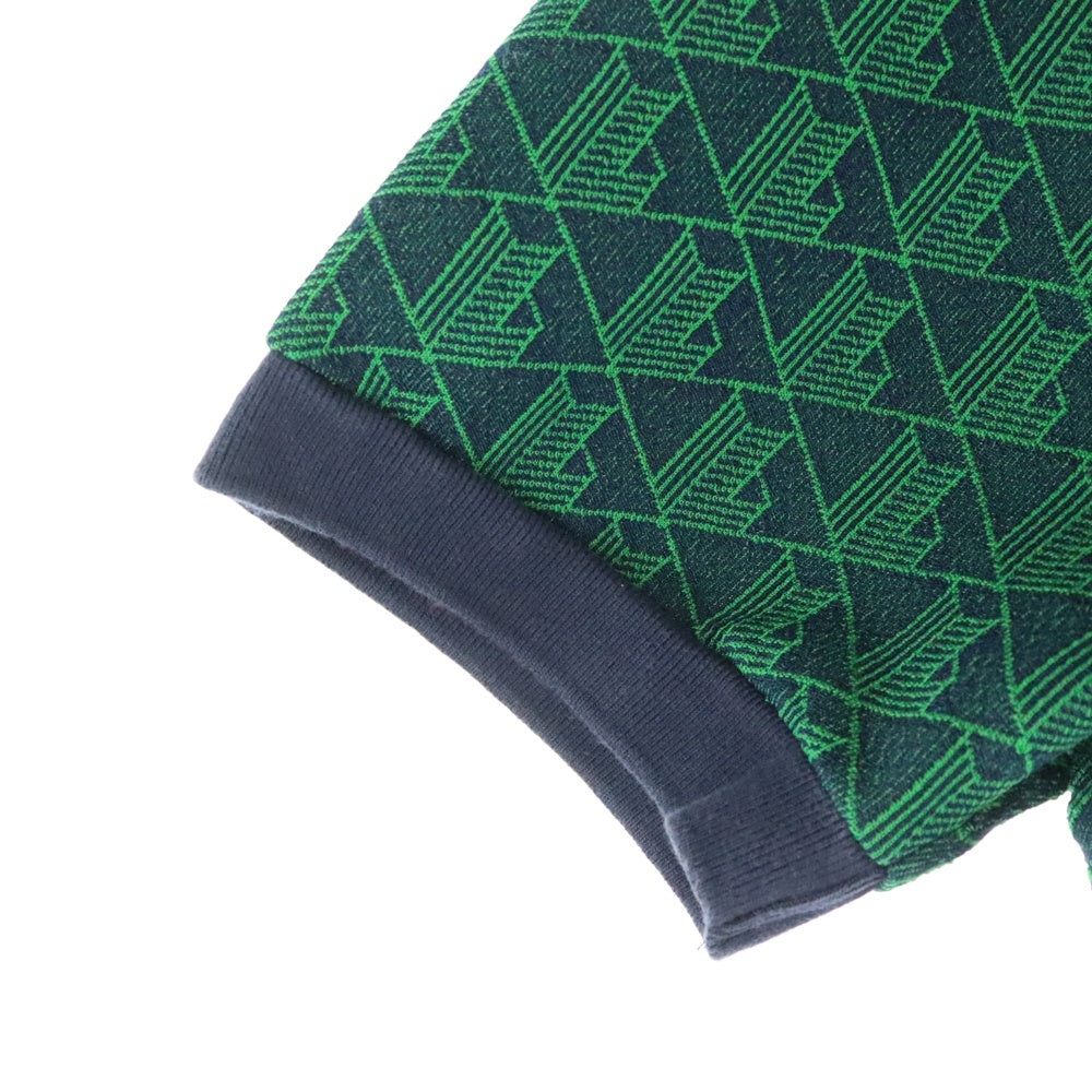 LACOSTE(ラコステ) モノグラムジャカードポロシャツ 半袖ポロシャツ DH1417