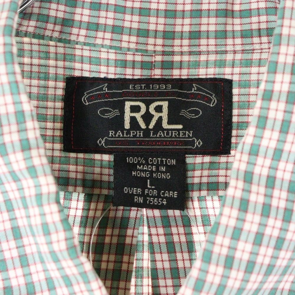 RRL(ダブルアールエル) L/S CHECK SHIRT チェック長袖シャツ マルチ
