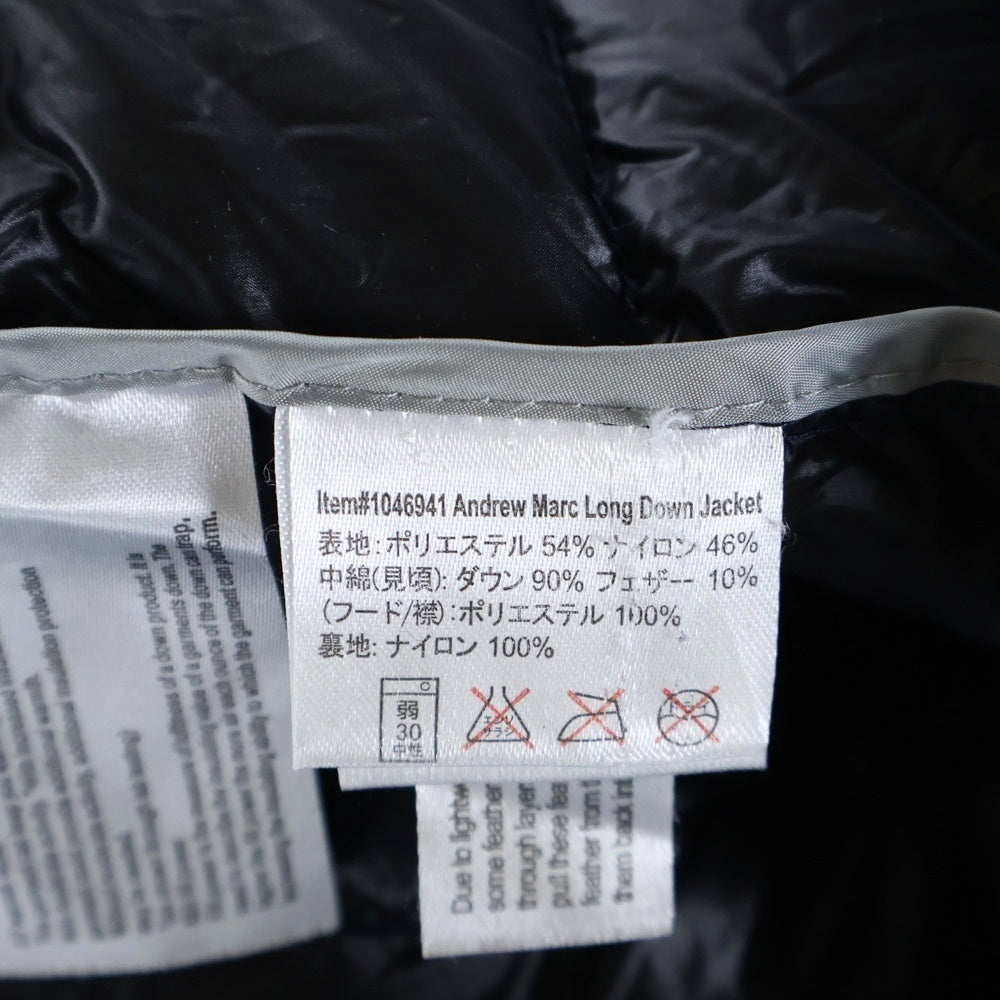 Andrew MacKenzie(アンドリューマッケンジー) DOWN COAT ダウンコート ダウンジャケット ブラック 1046941