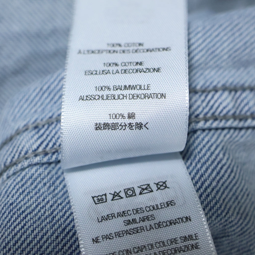 SUPREME(シュプリーム) 25SS Hooded Denim Shirt Bleached フーデットデニム 長袖シャツ ブルー