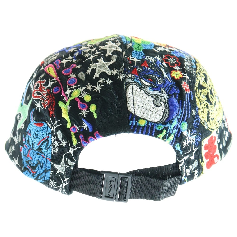 SUPREME(シュプリーム) 25SS AOI Embroedered camp cap エンブロイダリーキャンプキャップ ブラック