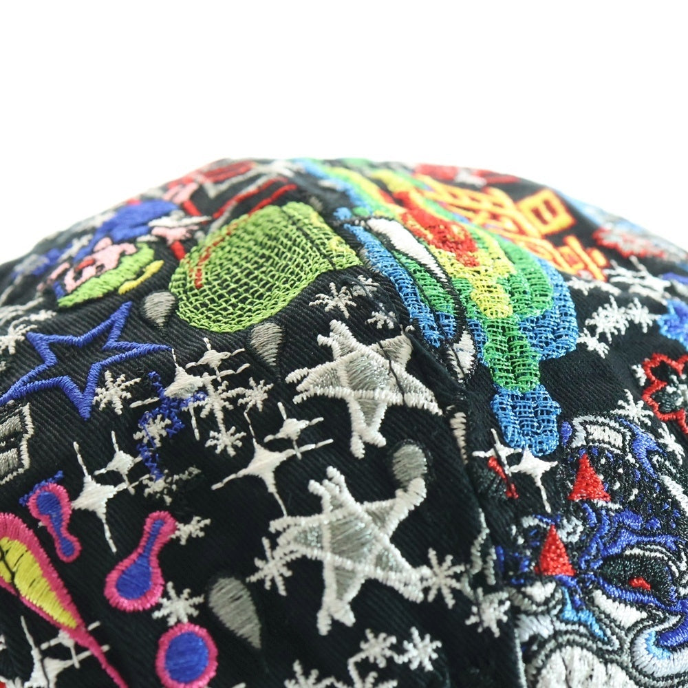 SUPREME(シュプリーム) 25SS AOI Embroedered camp cap エンブロイダリーキャンプキャップ ブラック