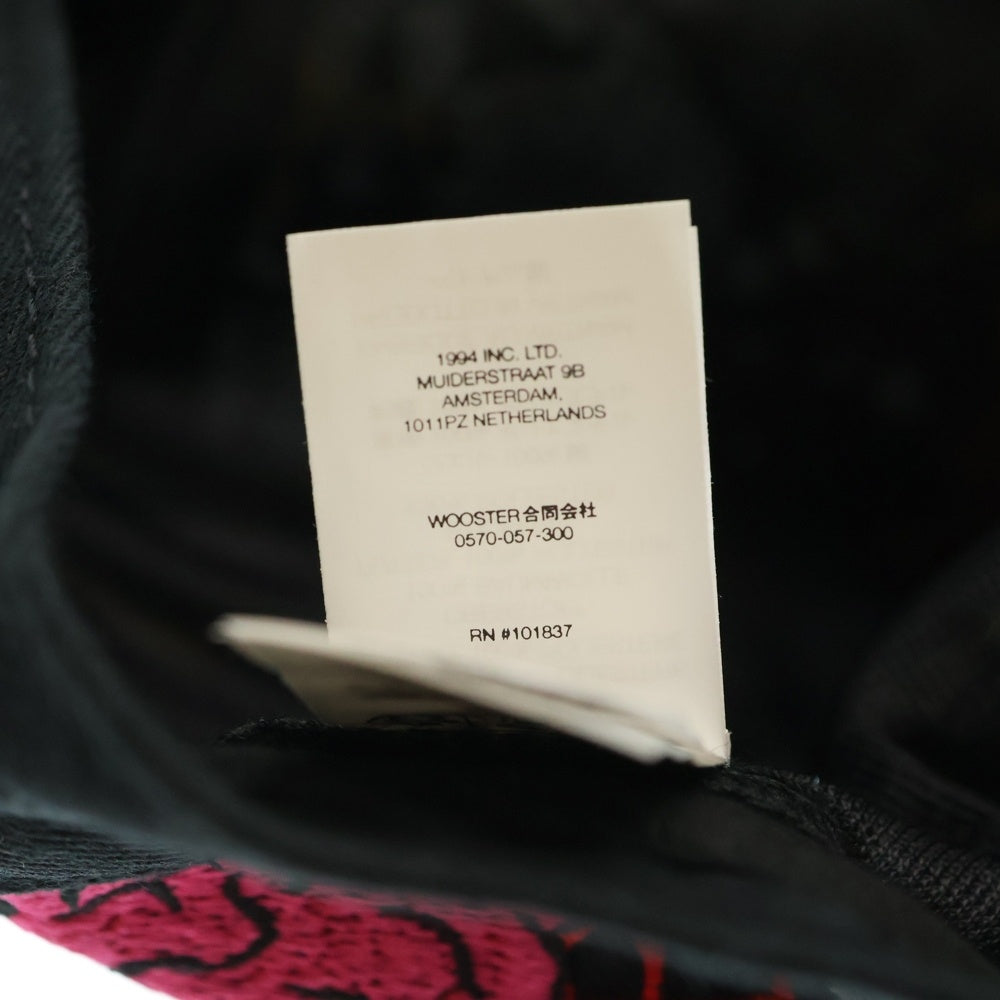 SUPREME(シュプリーム) 25SS AOI Embroedered camp cap エンブロイダリーキャンプキャップ ブラック
