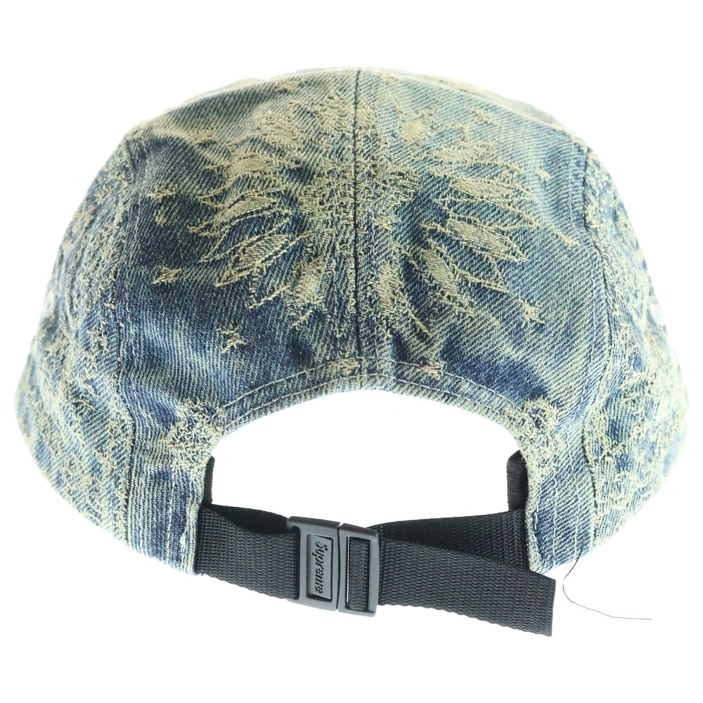 SUPREME(シュプリーム) 25SS bandana jacqard denim camp cap バンダナジャカード デニム キャンプ キャップ ブルー