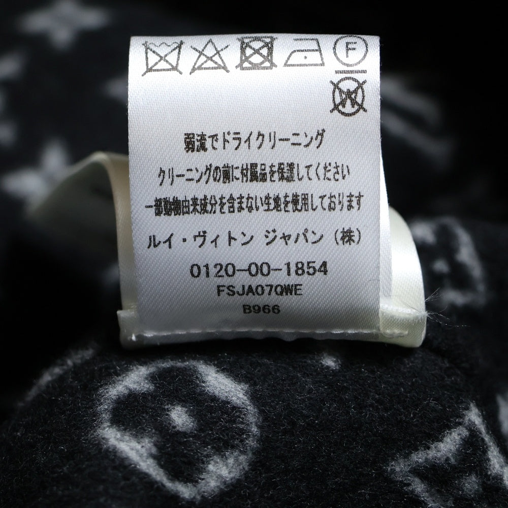 LOUIS VUITTON(ルイヴィトン) 25SS Varsity Jacket ダブルフェイスバーシティジャケット ブラック RW251WW QWE FSJA07