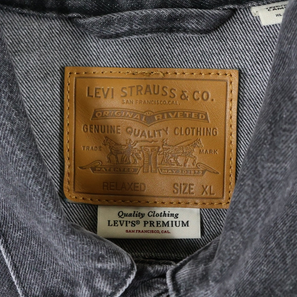 Levi's(リーバイス) TYPE 1 トラッカーデニムジャケット ジージャン ブラック A3174-0000