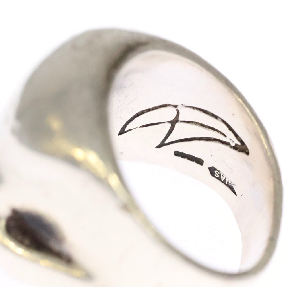 CRAZY PIG(クレイジーピッグ) EVIL SKULL RING LARGE ラージ エビルスカル リング