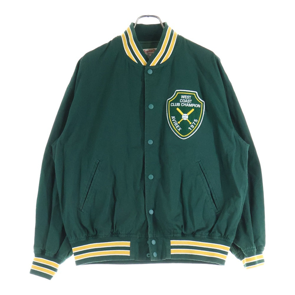 AVIREX(アヴィレックス) LIGHT STADIUM JACKET 783‐3152009 ライト スタジアム ジャケット グリーン