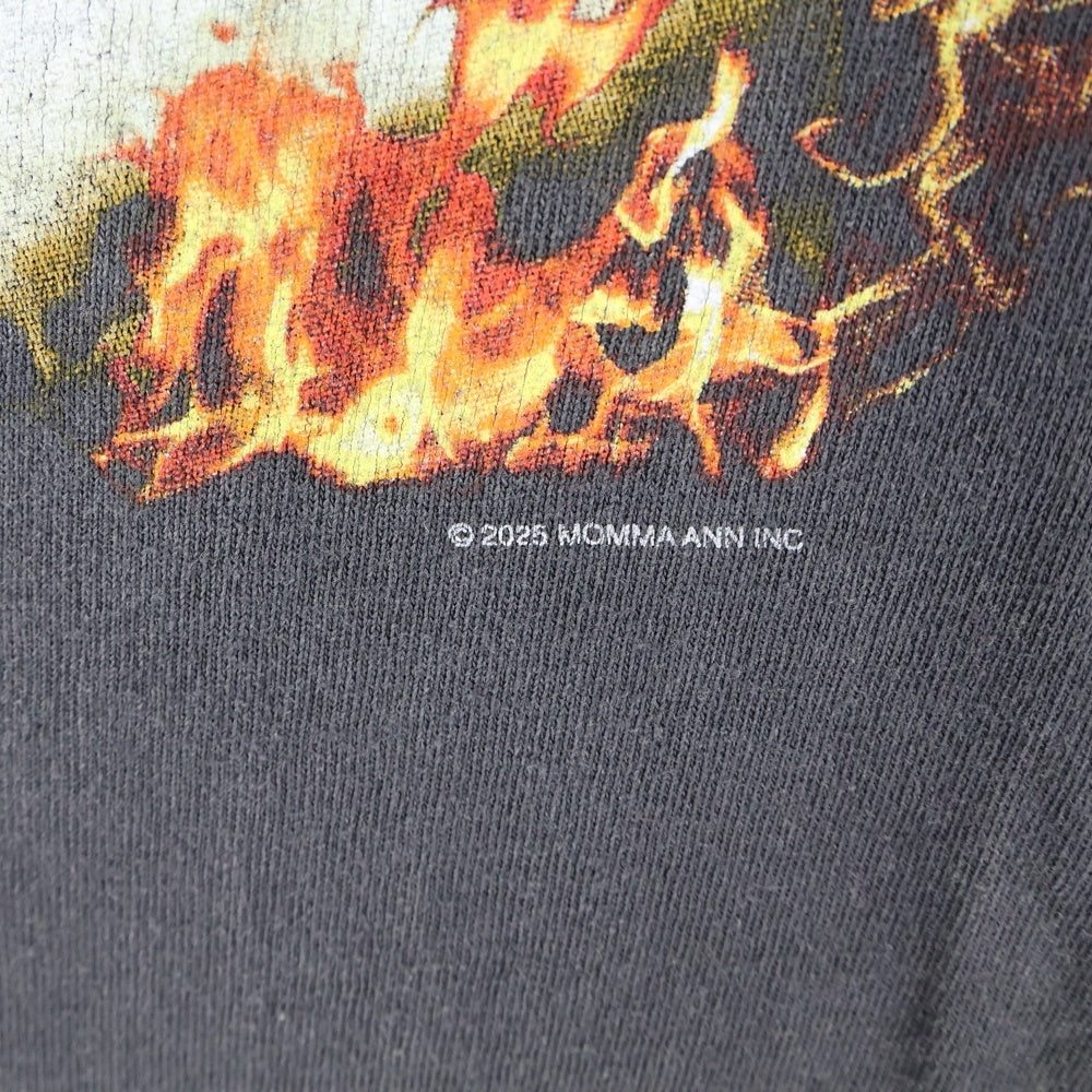 SAINT MICHAEL(セントマイケル) 25AW NAS SS TEE SM-HR1-0000-C20 プリント半袖Tシャツ ブラック