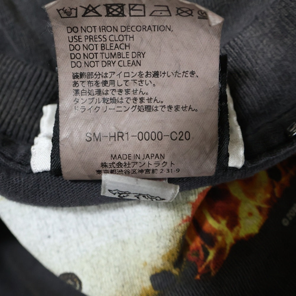 SAINT MICHAEL(セントマイケル) 25AW NAS SS TEE SM-HR1-0000-C20 プリント半袖Tシャツ ブラック