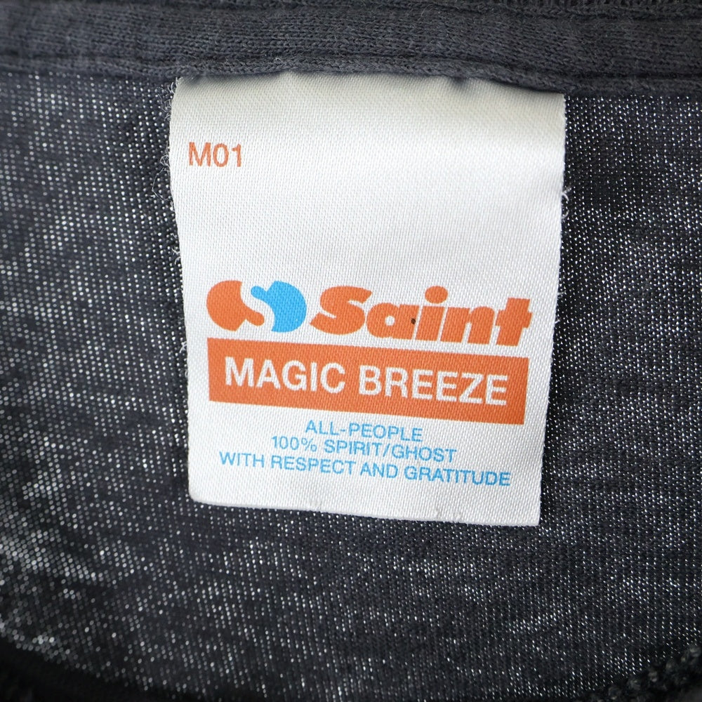 SAINT MICHAEL(セントマイケル) 25AW ×Fast&Furious SS TEE FURIOUS 7 SM-HR1-0000-C74 ムービープリント半袖Tシャツ ブラック