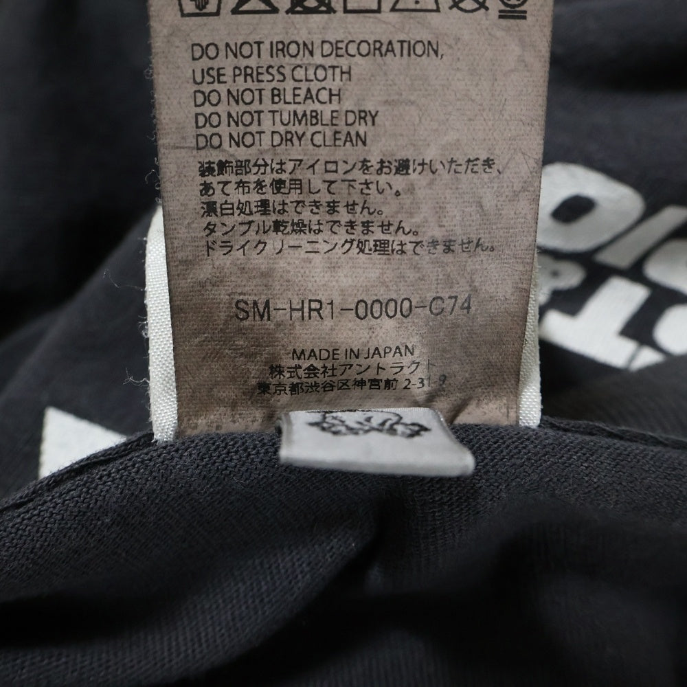 SAINT MICHAEL(セントマイケル) 25AW ×Fast&Furious SS TEE FURIOUS 7 SM-HR1-0000-C74 ムービープリント半袖Tシャツ ブラック