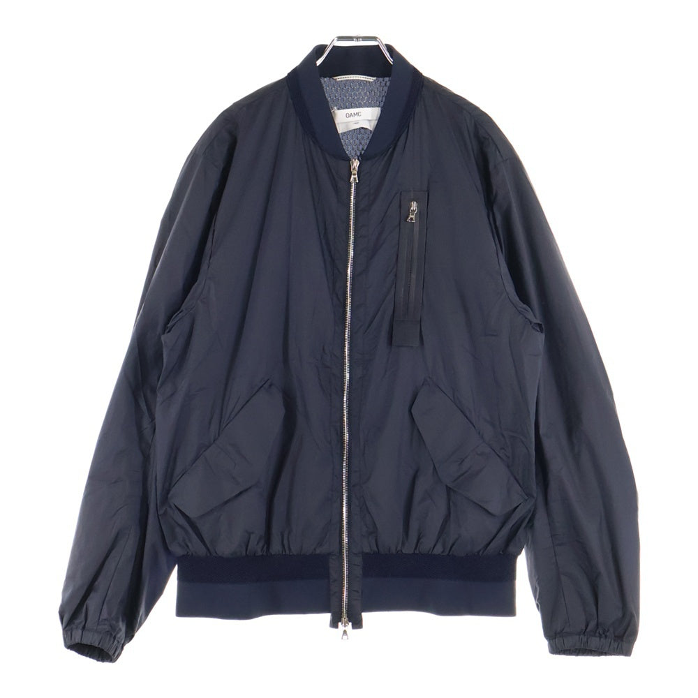 OAMC(オーエーエムシー) 17SS Nylon Blouson 52-08-72-08002 ナイロンジップアップブルゾン ネイビー