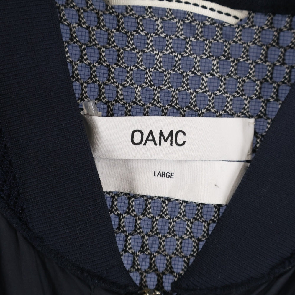 OAMC(オーエーエムシー) 17SS Nylon Blouson 52-08-72-08002 ナイロンジップアップブルゾン ネイビー