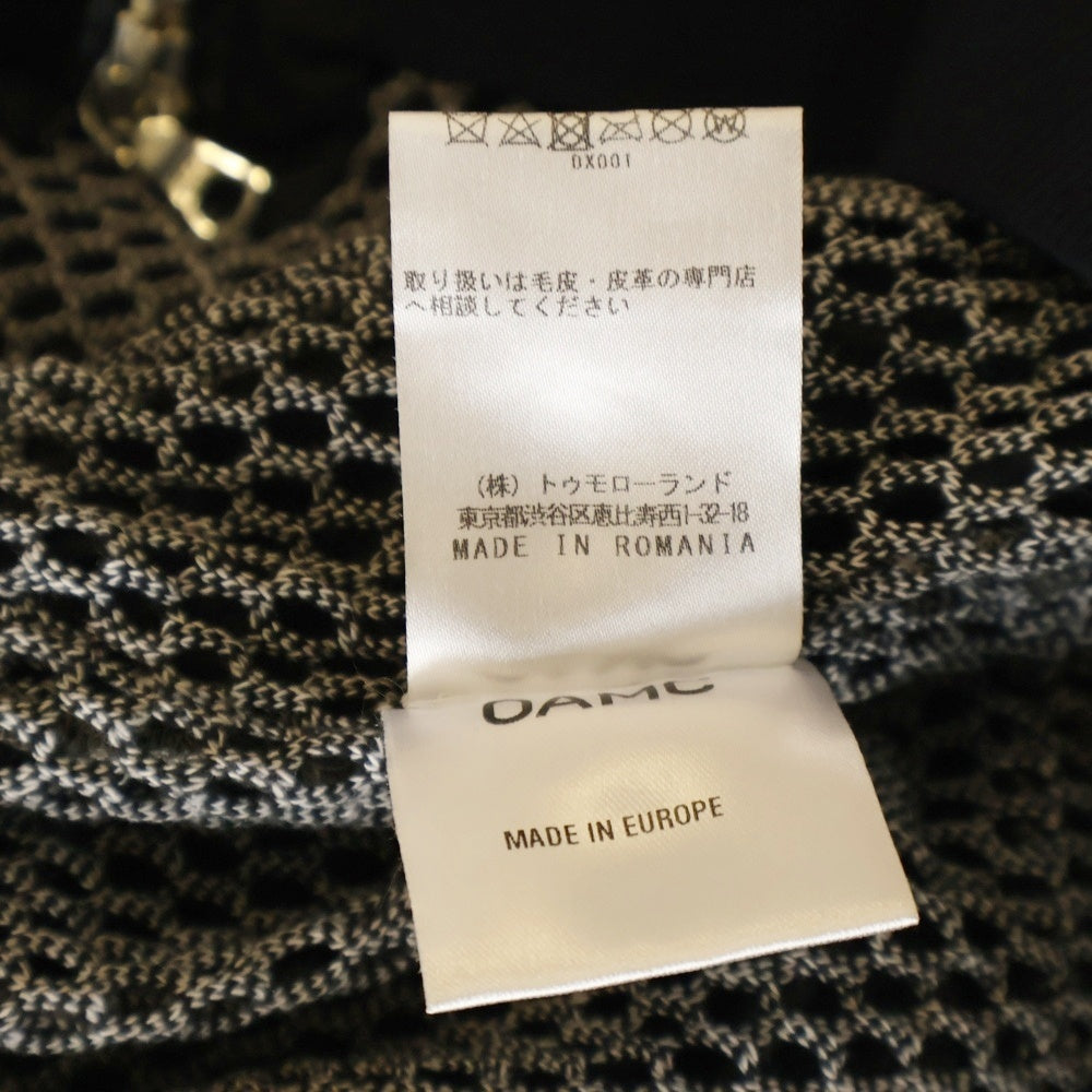 OAMC(オーエーエムシー) 17SS Nylon Blouson 52-08-72-08002 ナイロンジップアップブルゾン ネイビー