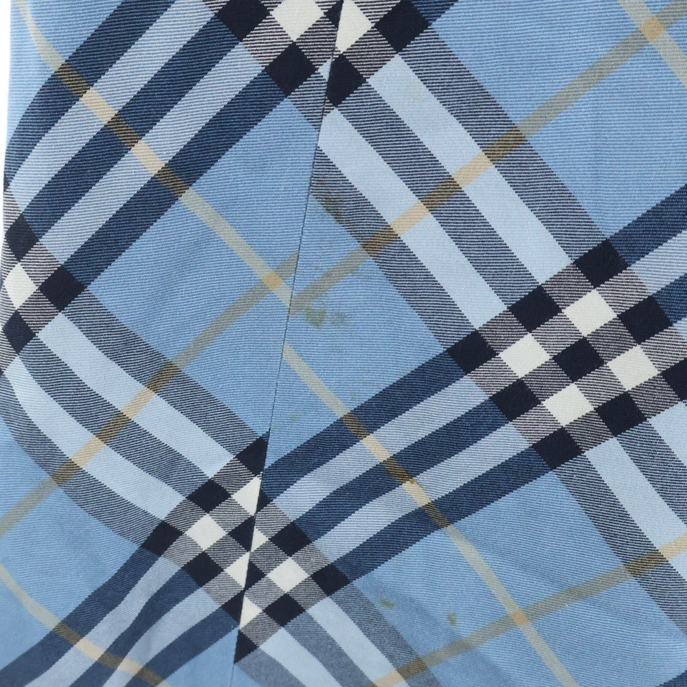 BURBERRY BLUE LABEL(バーバリーブルーレーベル) ウールチェックワンピース FM531-234 ブルー レディース