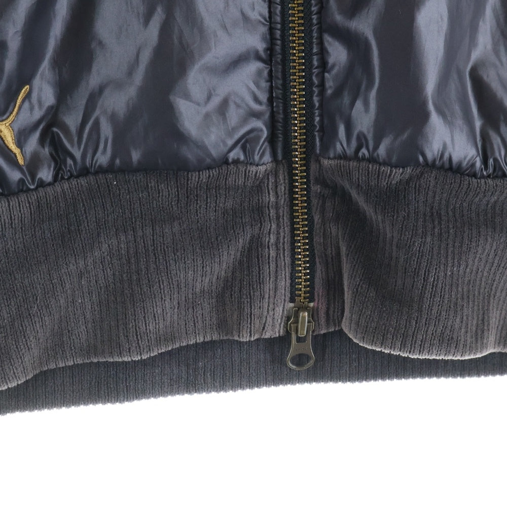 PUMA(プーマ) ベロアジップアップジャケット 862652 ブラック