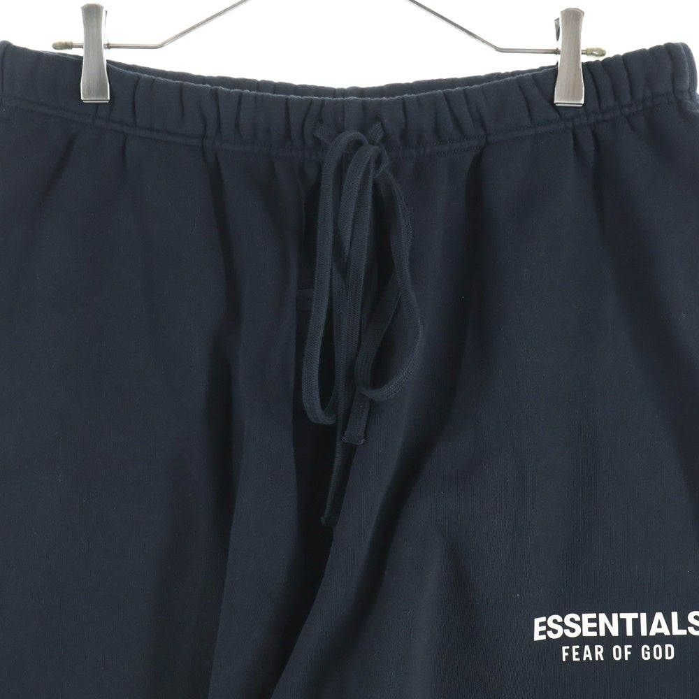FOG Essentials(エフオージー エッセンシャルズ) SHORT PANTS リフレクターロゴ スウェットハーフパンツ ショーツ ブラック