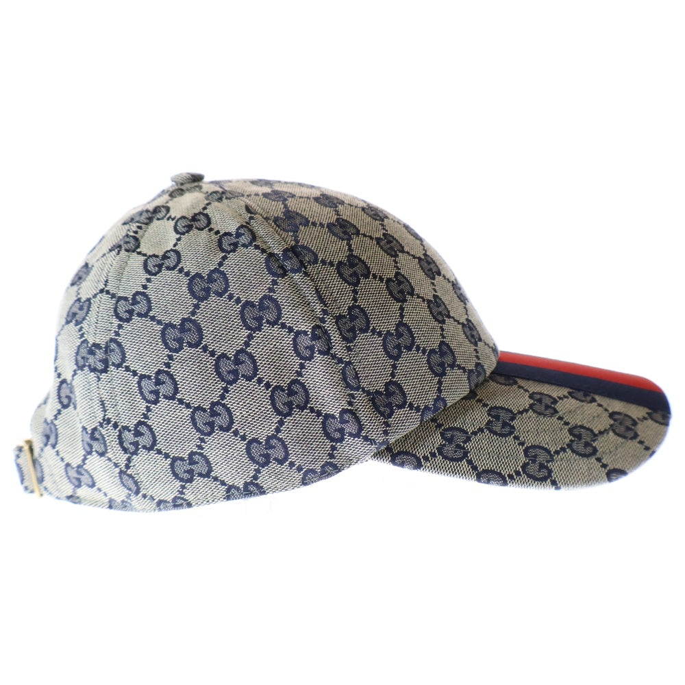 GUCCI(グッチ) GGキャンバス ベースボールキャップ 帽子 ベージュ 789016
