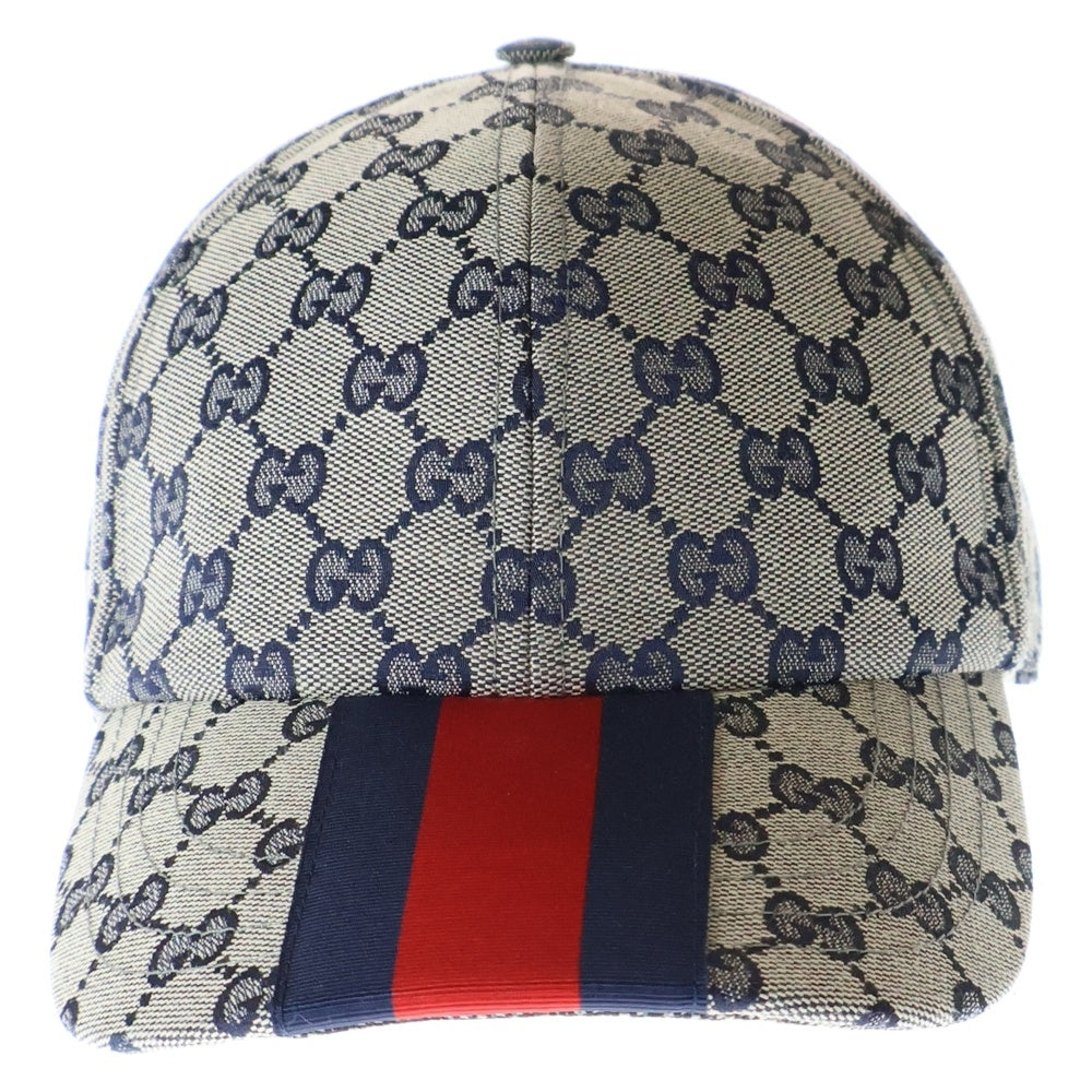 GUCCI(グッチ) GGキャンバス ベースボールキャップ 帽子 ベージュ 789016