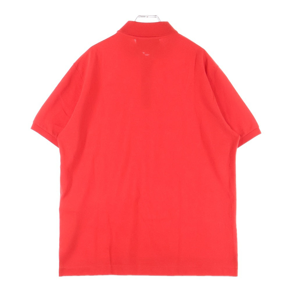 GUCCI(グッチ) 22AW ×adidas POLO SHIRTS アディダス ロゴ刺繍半袖ポロシャツ レッド 700497