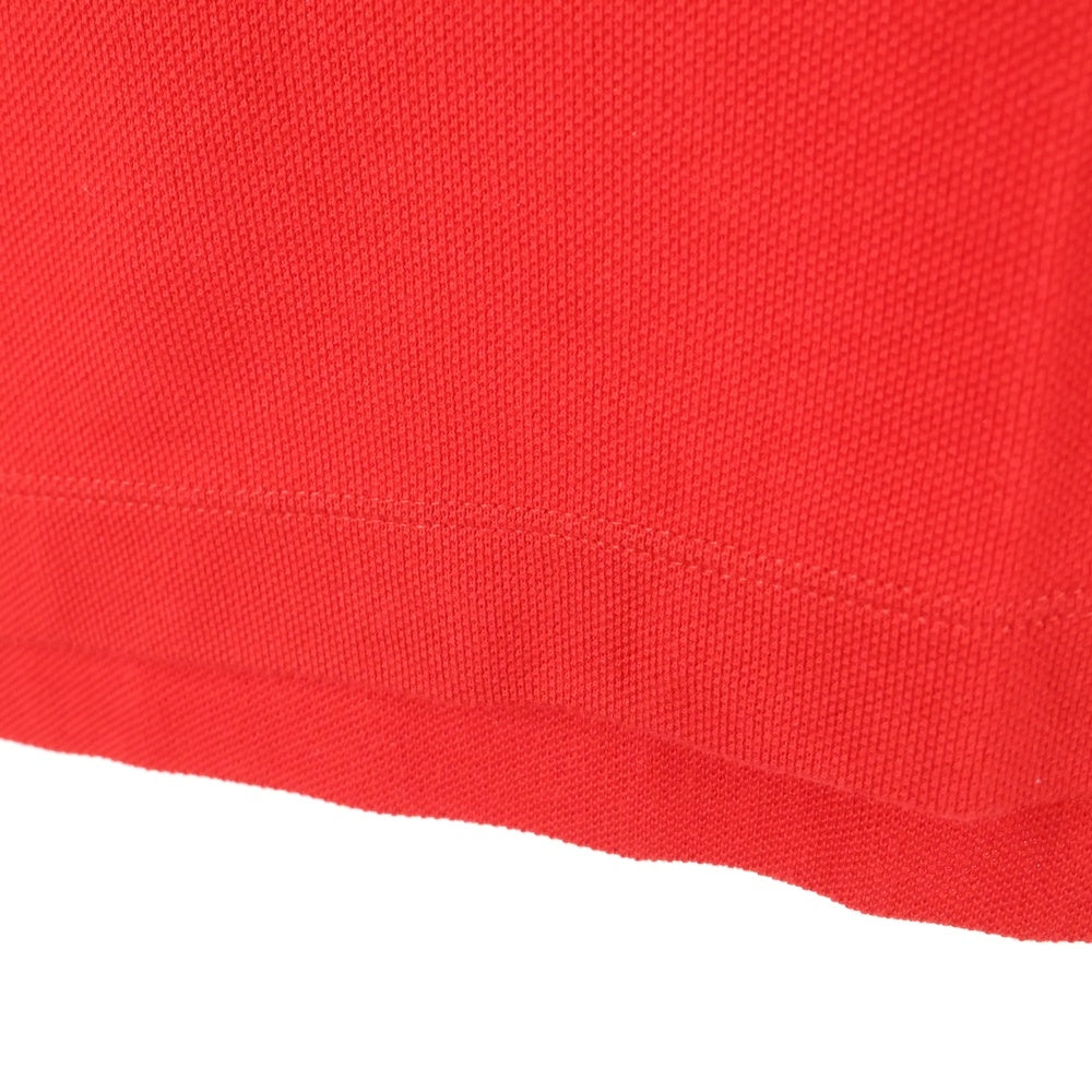 GUCCI(グッチ) 22AW ×adidas POLO SHIRTS アディダス ロゴ刺繍半袖ポロシャツ レッド 700497