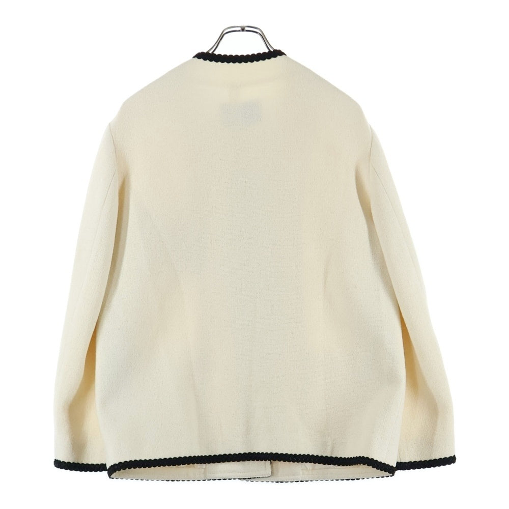 GUCCI(グッチ) エンブロイダリー付きレトロツイードジャケット アイボリー 749578 ZANIZ